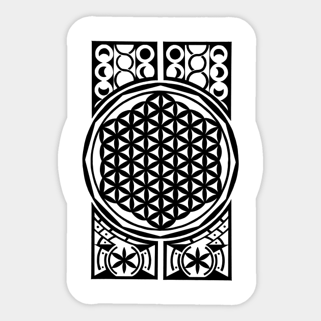 Flower of life Sticker by odinseyecustoms